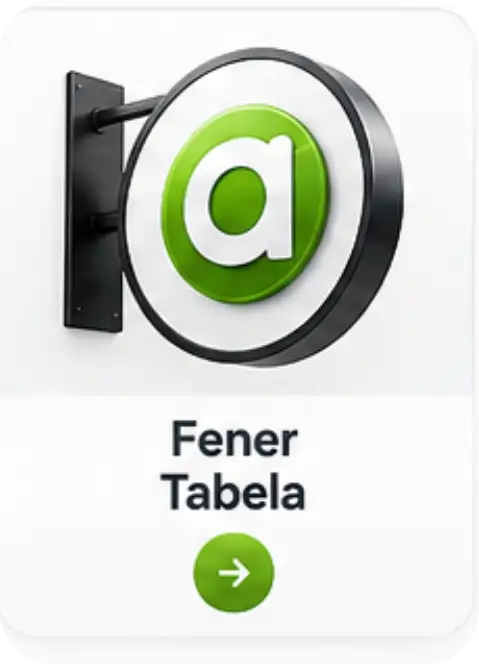 Ankara fener tabela modelleri