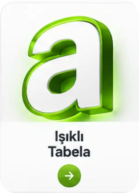 Ankara ışıklı tabela uygulamaları